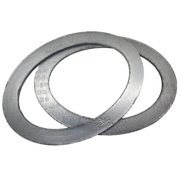 Handhole Gasket, Series 2000, Graphite, 3 in x 3-3/4 in x 1/2 in, Elliptical, PK 2